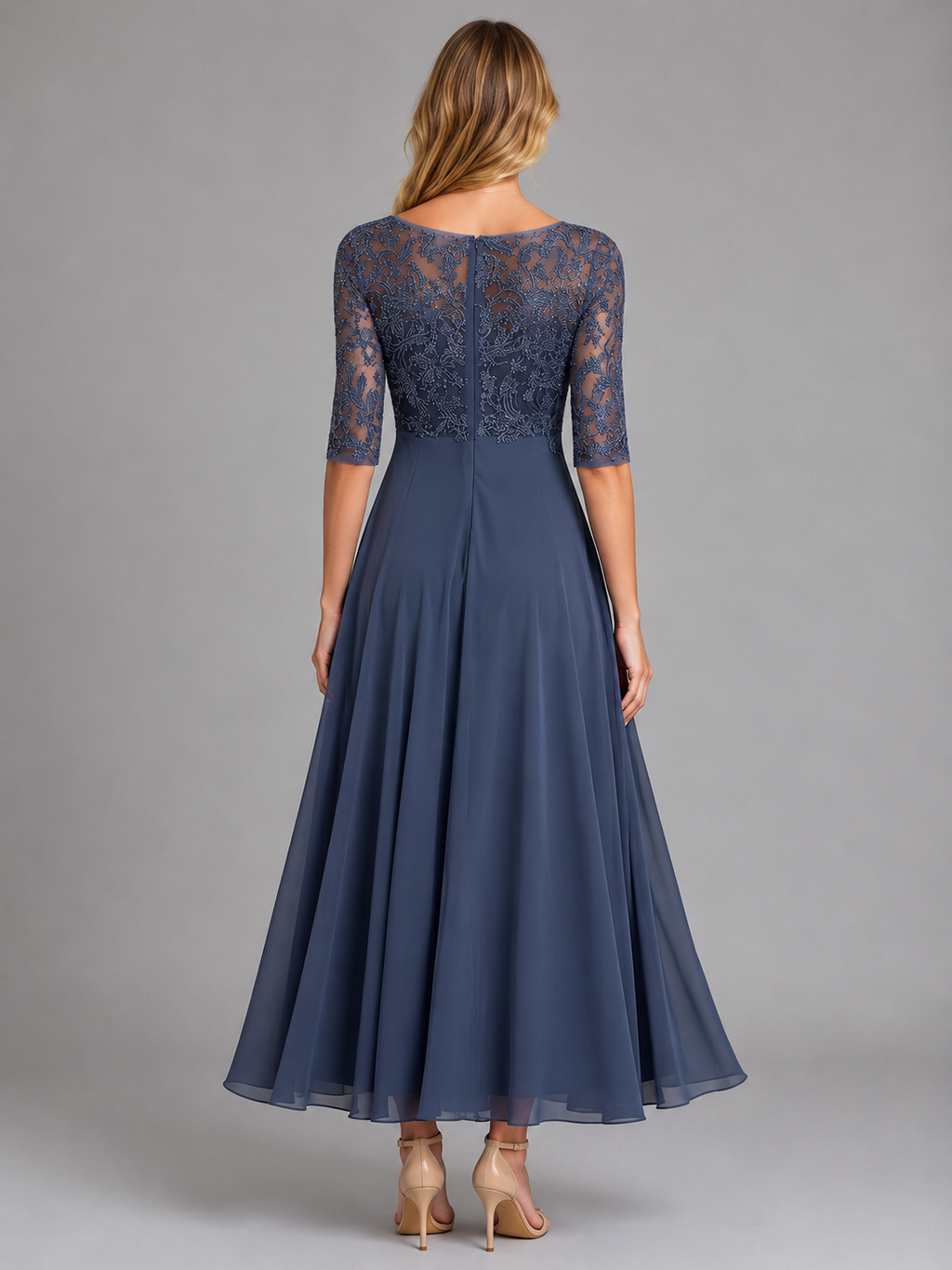 Evangeline | Women’s Maxi Dress | Lace Bodice Wedding Guest 2