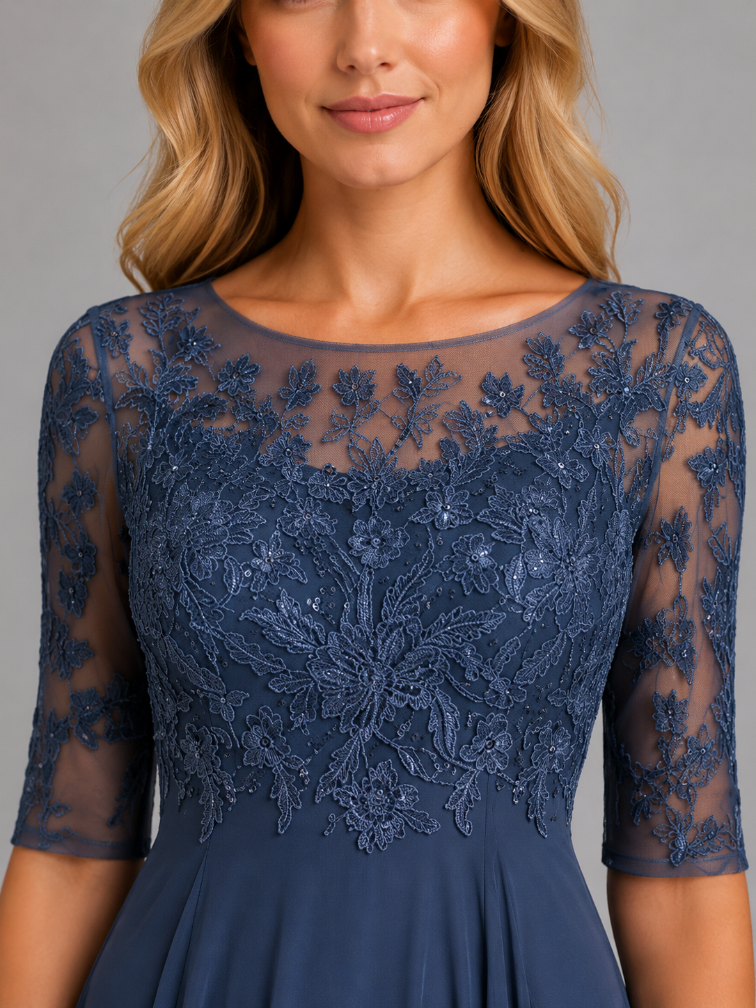 Evangeline | Women’s Maxi Dress | Lace Bodice Wedding Guest 3