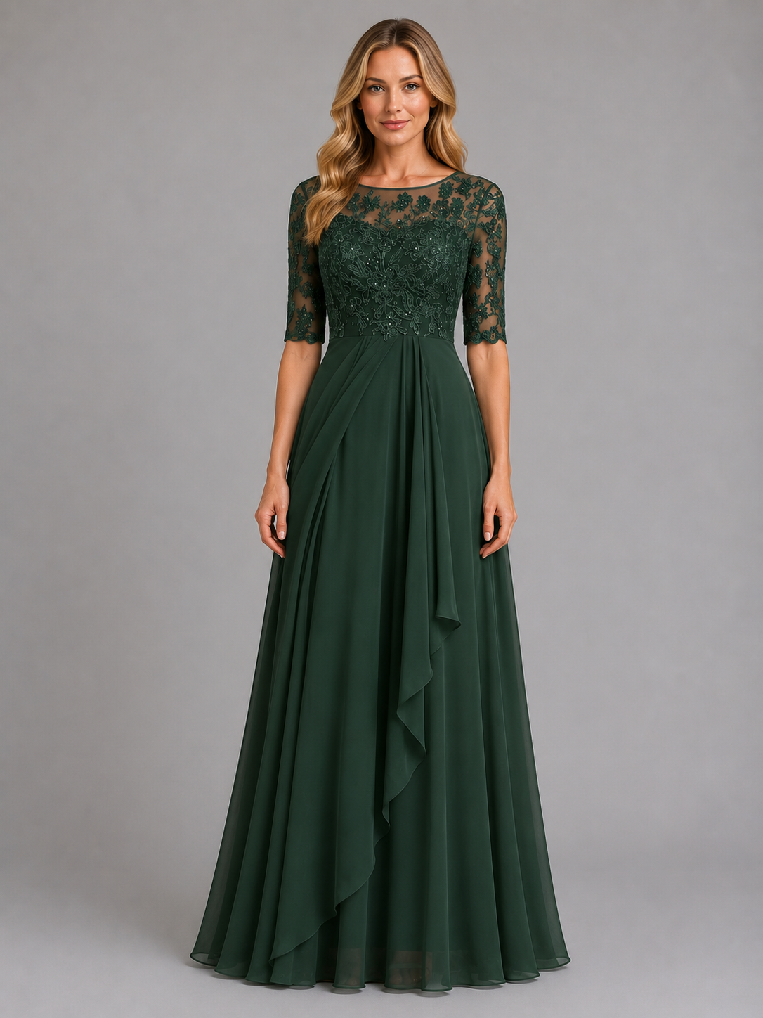 Evangeline | Women’s Maxi Dress | Lace Bodice Wedding Guest 6