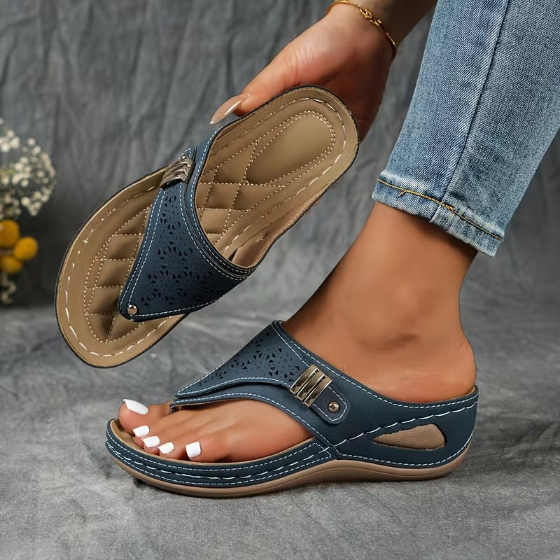 Wedge Sandals For Women | Casual Slip On Wedges-Women Shoes-Eltrendio