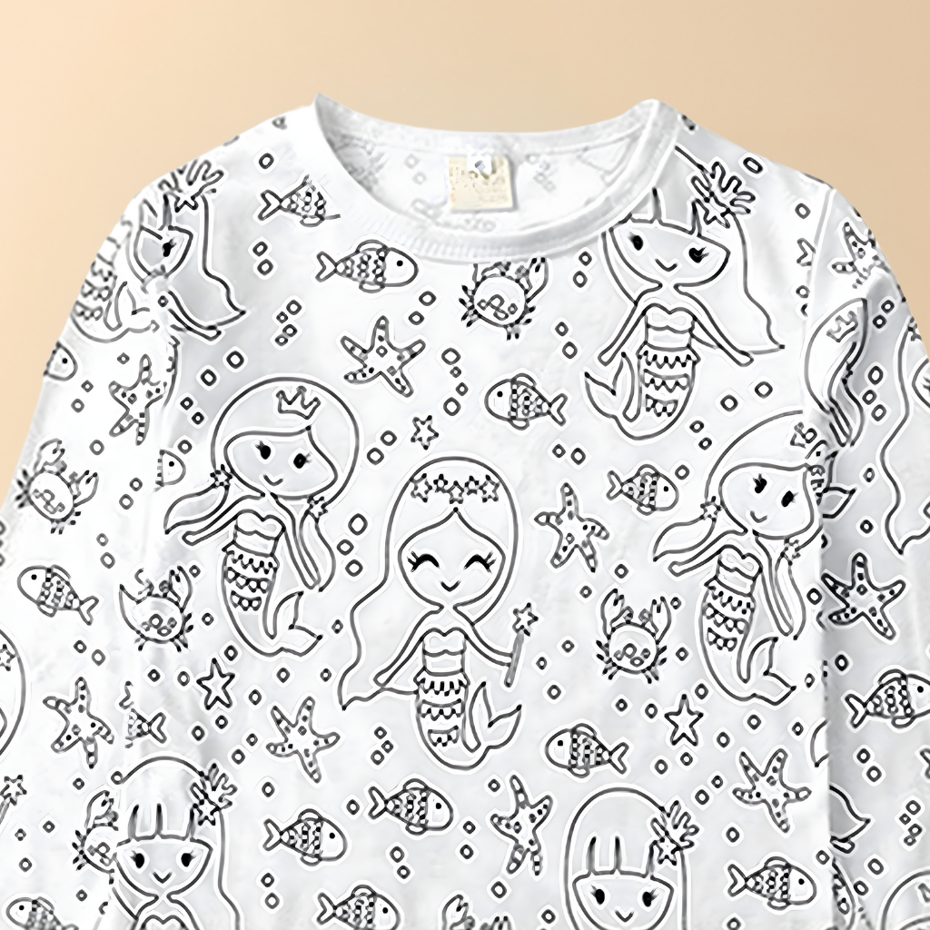 George | Kid's Christmas Pyjama Set | Holiday Print Long Sleeve Sleepwear-Kids Pajama-Eltrendio