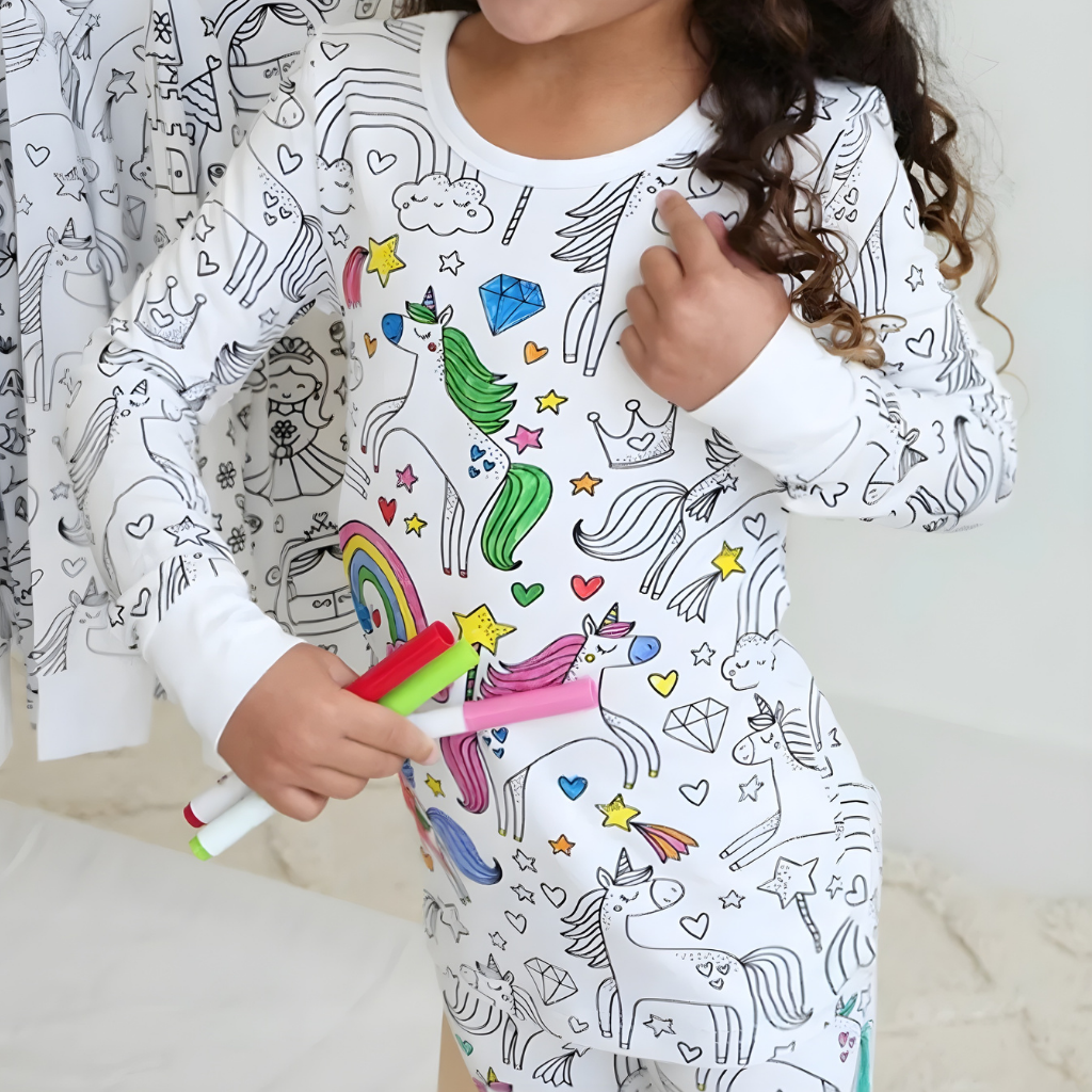 George | Kid's Christmas Pyjama Set | Holiday Print Long Sleeve Sleepwear-Kids Pajama-Eltrendio