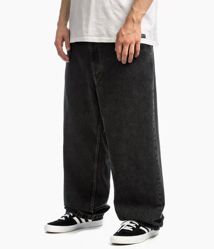 George | Men's Wide Leg Jeans | Loose Fit Streetwear Jeans-Men Pants-Eltrendio