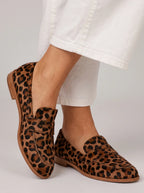 Harlow | Women’s Loafers | Leopard Print Penny