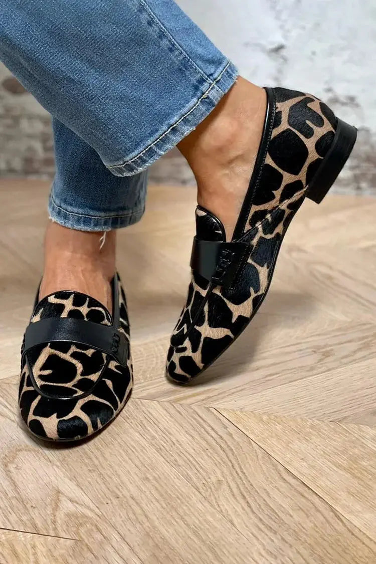 Bexley | Cow Print Loafers