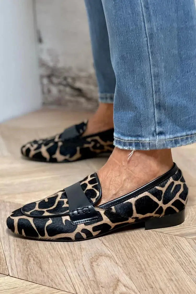 Bexley | Cow Print Loafers - Image 4