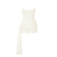 Harriet | Women’s Lace Mini Dress | Strapless High Low Hem Wedding Guest Wear-Women Dress-Eltrendio