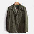 Hartwell | Men’s Single Breasted Casual Blazer | Notch Lapel Patch Pockets Daily Wear-Men Blazer-Eltrendio