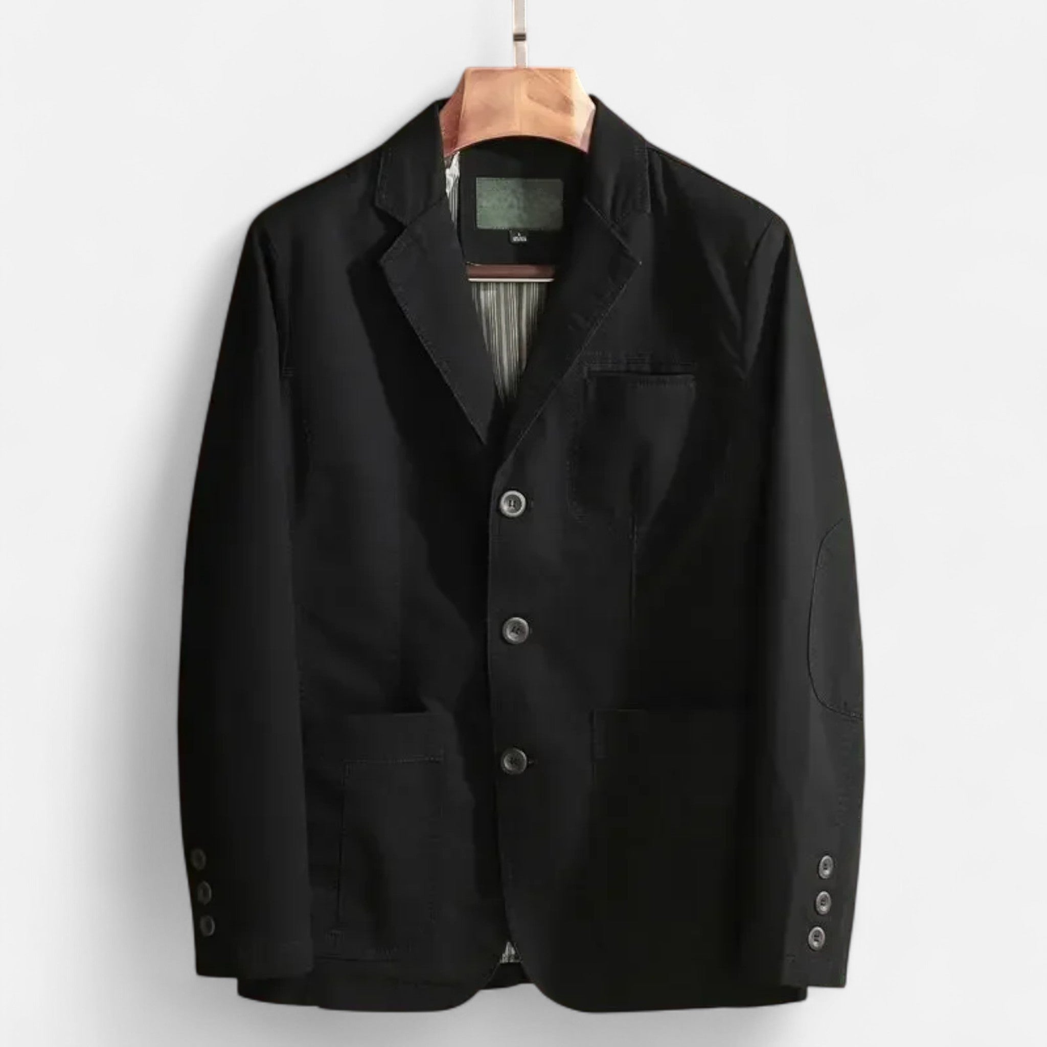 Hartwell | Men’s Single Breasted Casual Blazer | Notch Lapel Patch Pockets Daily Wear-Men Blazer-Eltrendio