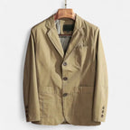 Hartwell | Men’s Single Breasted Casual Blazer | Notch Lapel Patch Pockets Daily Wear-Men Blazer-Eltrendio