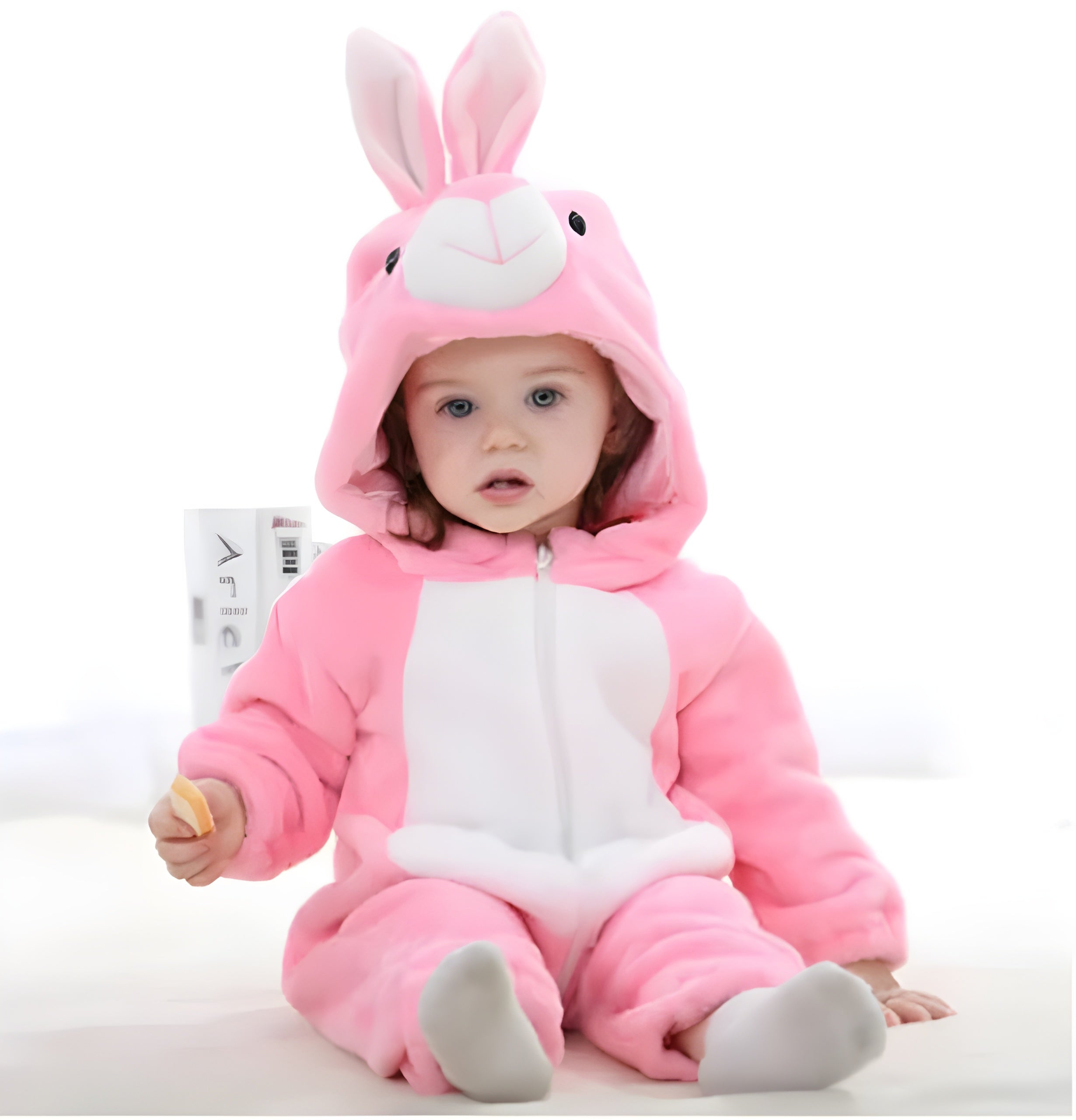 Harvey | Children's Cow Costume Jumpsuit | Hooded Animal Print Themed Party Participation-Kids Costume Set-Eltrendio