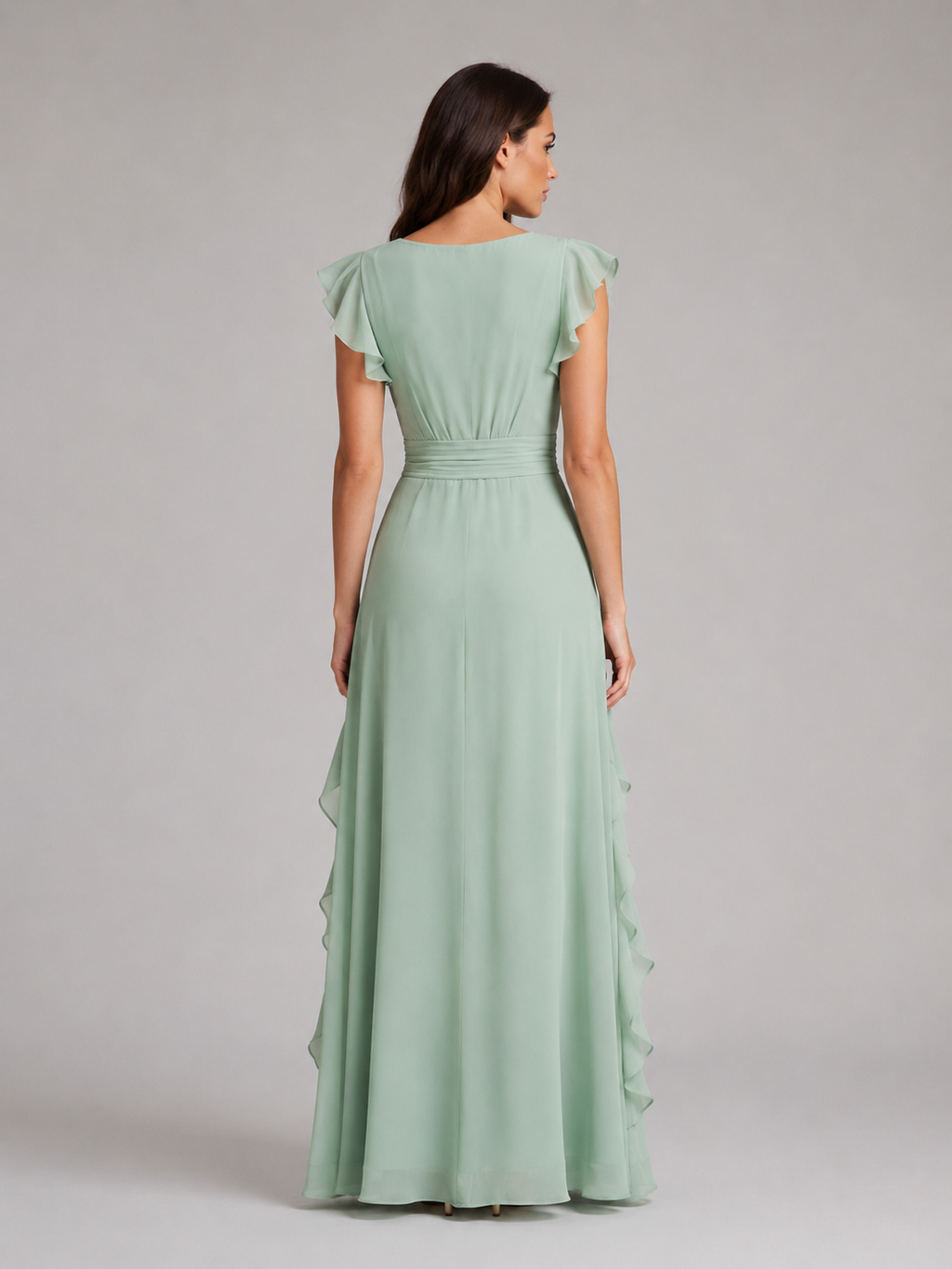 Isabelle | Women’s Maxi Dress | Ruffle Wrap Wedding Guest 2