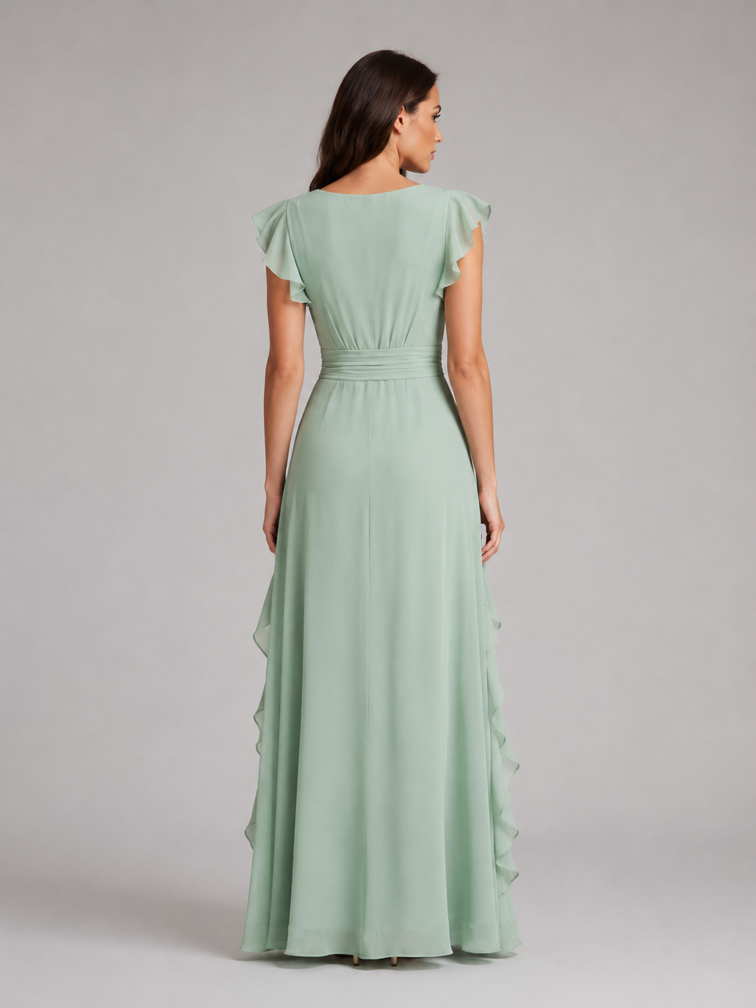 Isabelle | Women’s Maxi Dress | Ruffle Wrap Wedding Guest 2