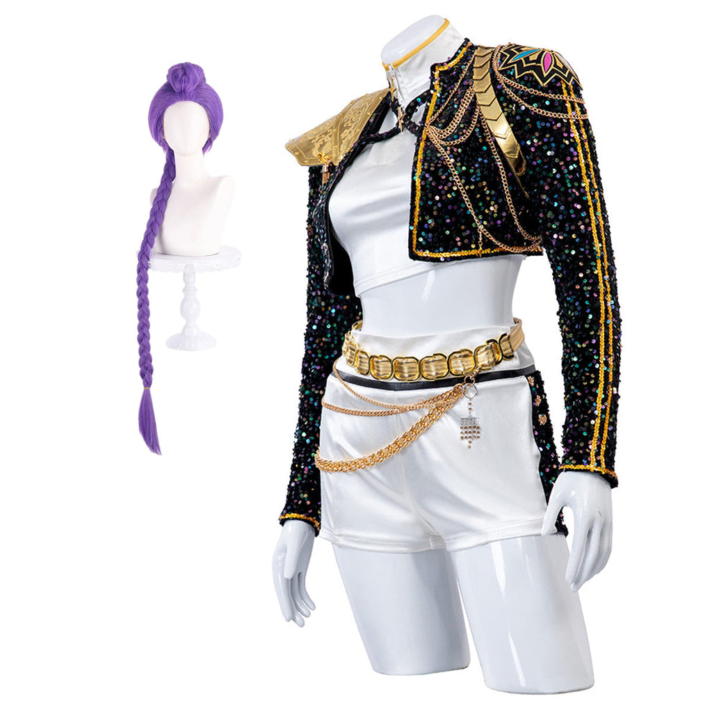 Sparkly Costume Women Black Gold - Image 13
