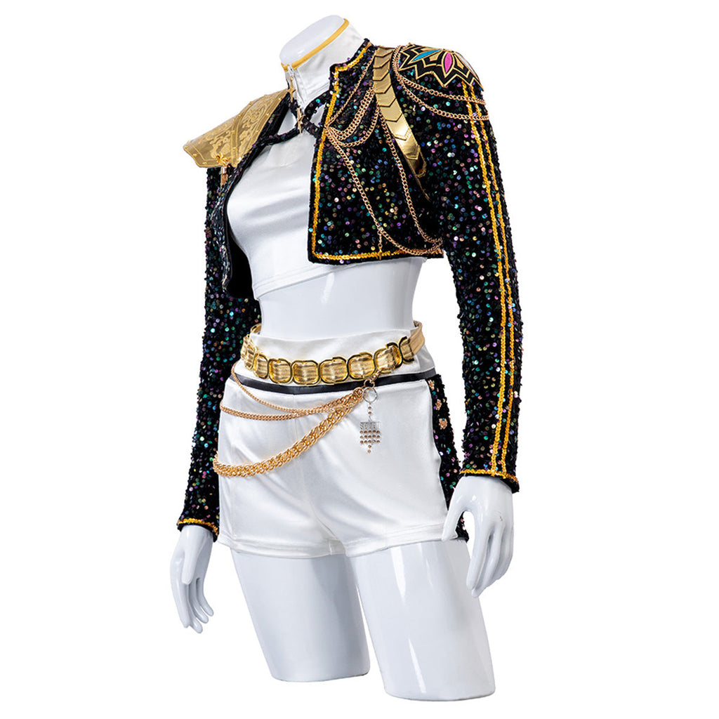 Sparkly Costume Women Black Gold - Image 14