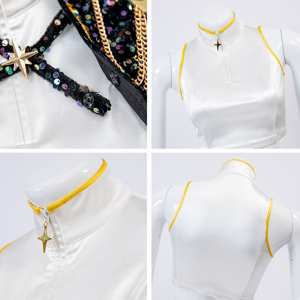 Sparkly Costume Women Black Gold - Image 19