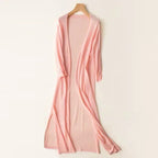 Josephine | Women’s Long Cardigan | Open Front Layer 3