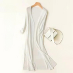 Josephine | Women’s Long Cardigan | Open Front Layer 7