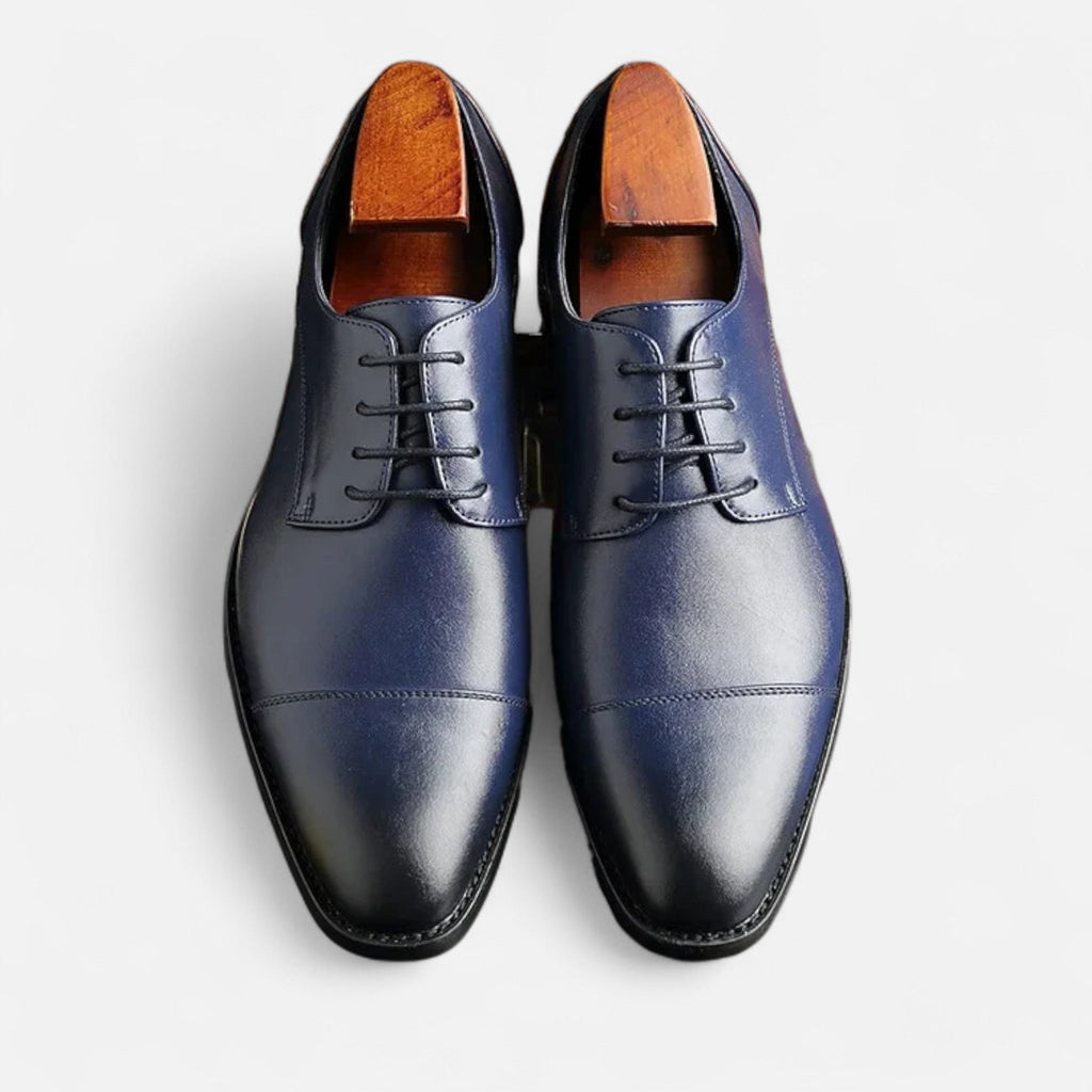 Kingsley | Men’s Lace Up Oxford Shoes | Cap Toe Formal Footwear Business Wear-Men Shoes-Eltrendio