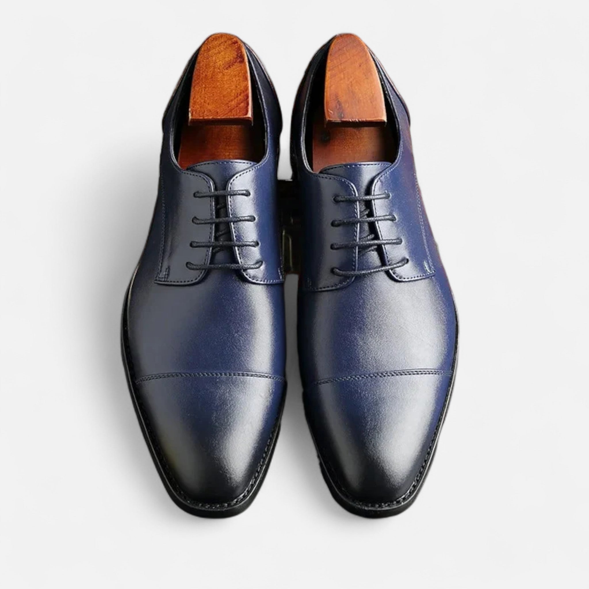Kingsley | Men’s Lace Up Oxford Shoes | Cap Toe Formal Footwear Business Wear-Men Shoes-Eltrendio