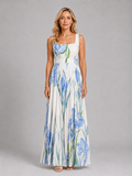 Lillian | Women’s Maxi Dress | Square Neck Floral Wedding Guest