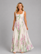 Lillian | Women’s Maxi Dress | Square Neck Floral Wedding Guest 4