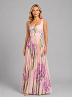 Lillian | Women’s Maxi Dress | Square Neck Floral Wedding Guest 7