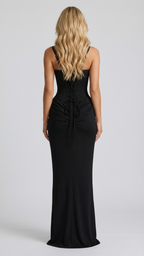 Ariana | Draped Corset Maxi Dress - Image 5
