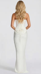 Ariana | Draped Corset Maxi Dress - Image 10