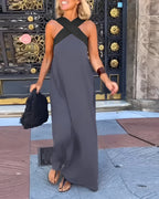 Women Dress | Elegant Maxi Wedding Guest Dress-Women Dress-Eltrendio