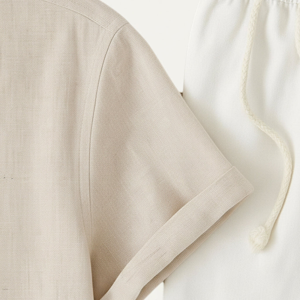 The Amalfi Linen Set – Summer Shirt & Pants for Men - Image 4