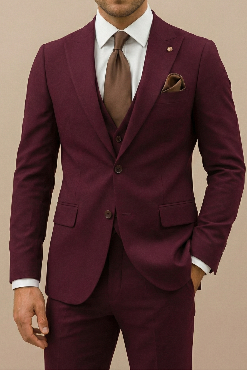 Cameron | Men’s Spring Modern Three Piece Suit Set - Image 6