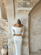 Azaria | Off-Shoulder Maxi Skirt Set - Image 2