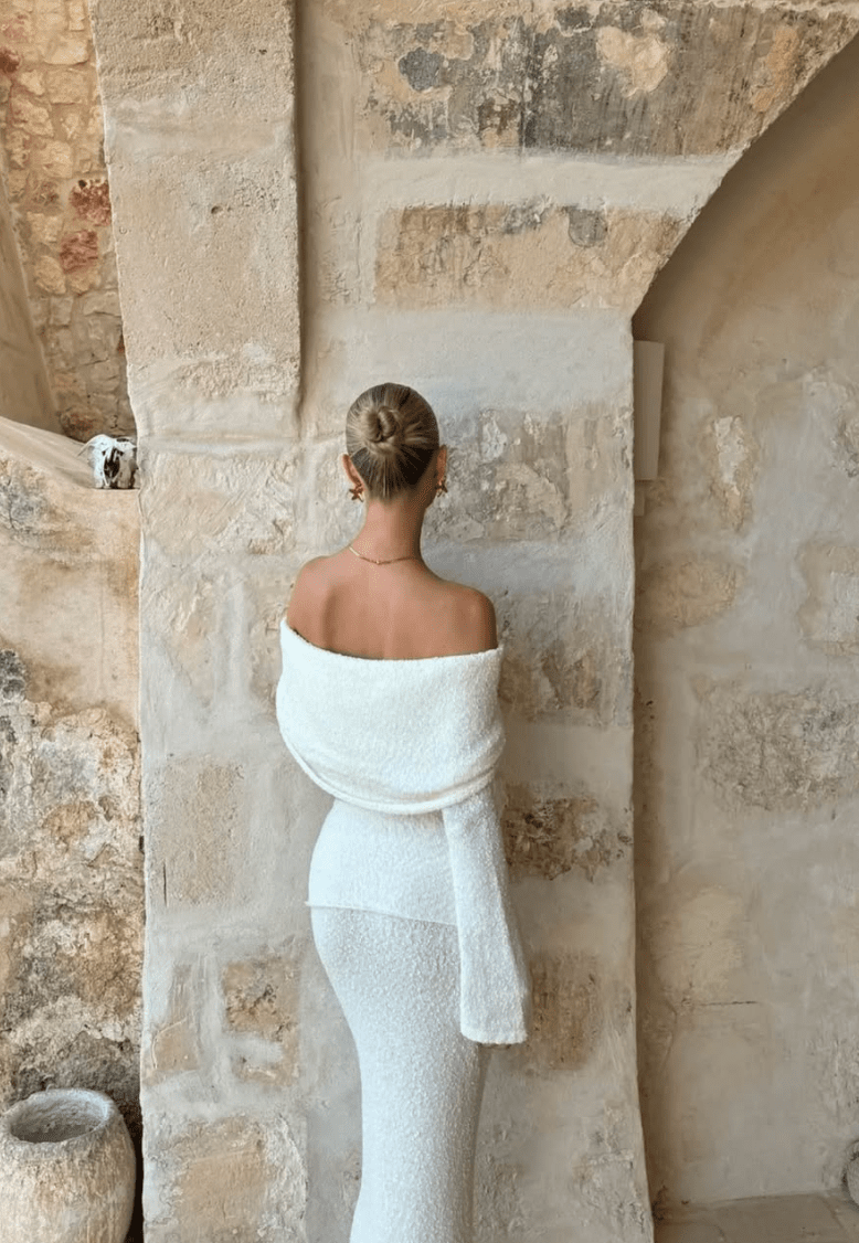 Azaria | Off-Shoulder Maxi Skirt Set - Image 3