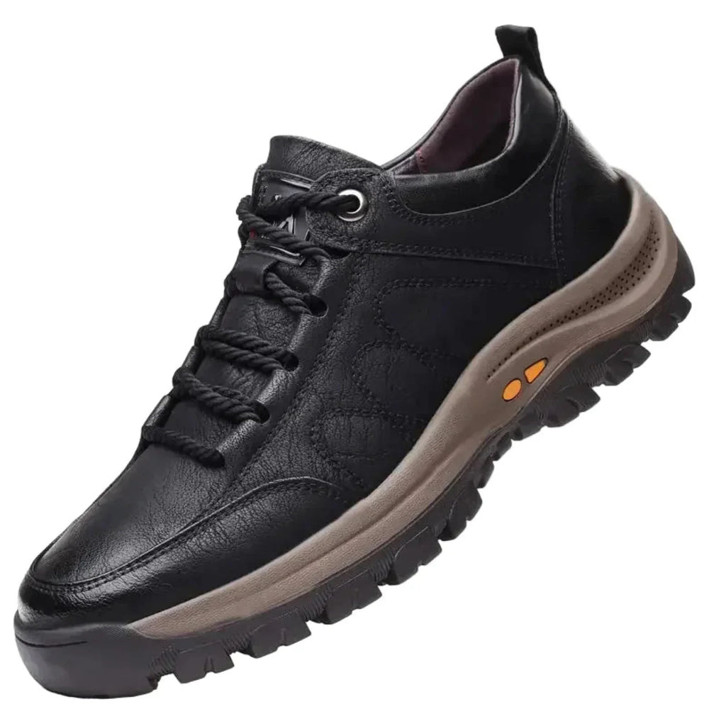Oliver | Men’s Lace Up Walking Shoes | Panel Detail Chunky Sole Casual Footwear-Men Shoes-Eltrendio
