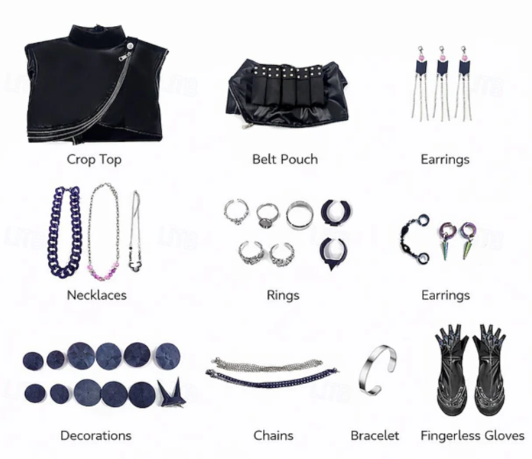 Olivia | Girls And Women’s Performance Costume Set | Wig And Stage Outfit