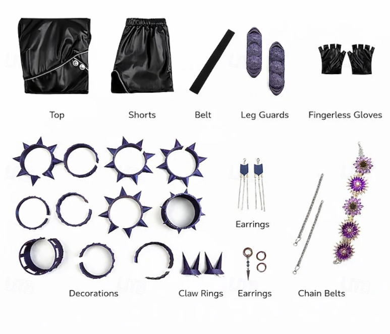 Olivia | Girls And Women’s Performance Costume Set | Wig And Stage Outfit
