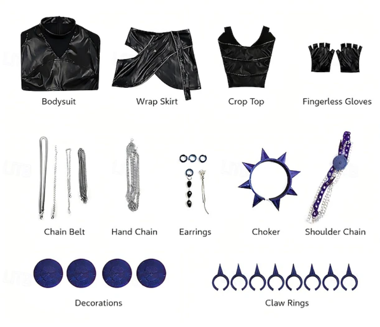 Olivia | Girls And Women’s Performance Costume Set | Wig And Stage Outfit