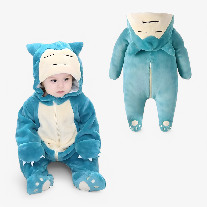 Parker | Children's Animal Costume Jumpsuit | Hooded Zip Front Indoor Activity-Kids Costume Set-Eltrendio