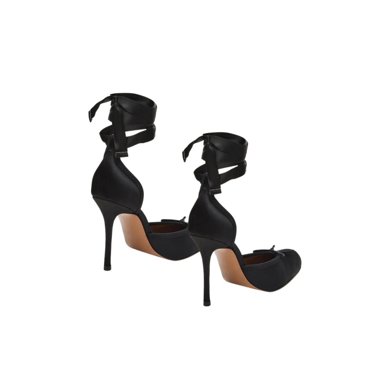 Phoebe | Women’s Ankle Strap High Heel Shoes | Bow Detail Square Toe Cocktail Party Wear-Women Shoes-Eltrendio