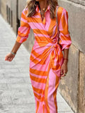 Phoebe | Women's Printed Wrap Maxi Dress | Tie Waist Wedding Guest