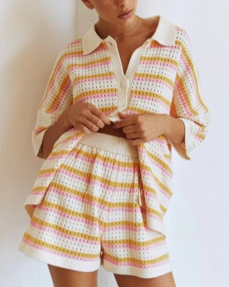 Bellatrix | Striped Summer Two-Piece Set - Image 3