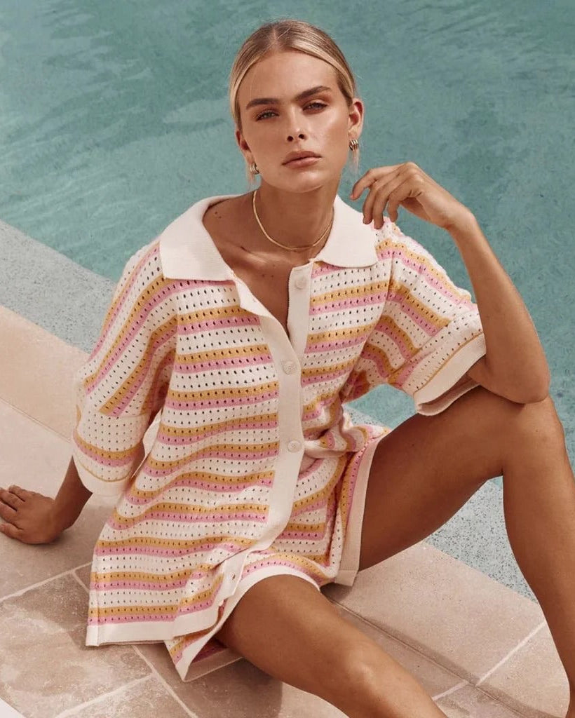 Bellatrix | Striped Summer Two-Piece Set - Image 4
