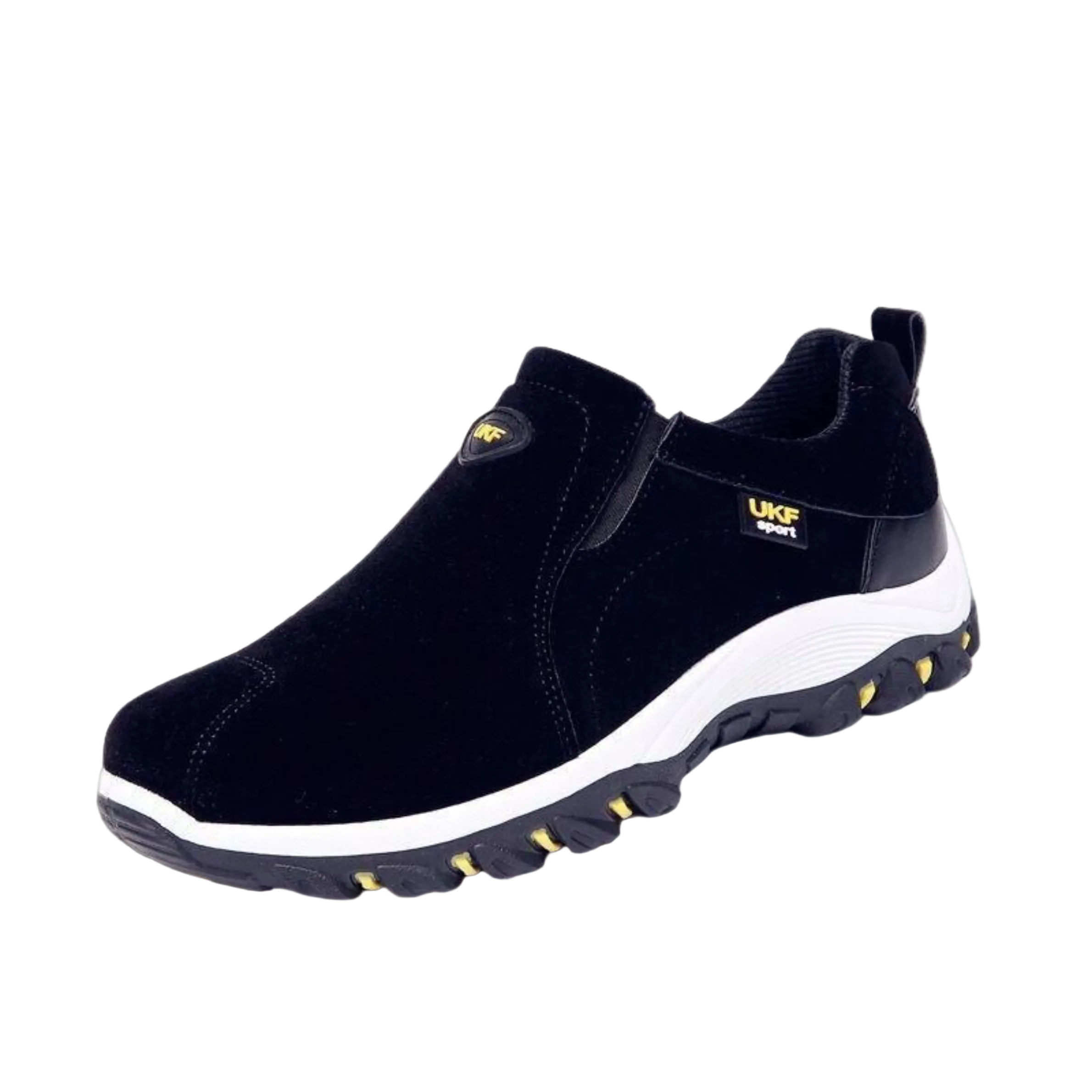 Ridgefield | Men’s Slip On Walking Shoes | Contrast Sole Panel Detail Casual Footwear-Men Shoes-Eltrendio