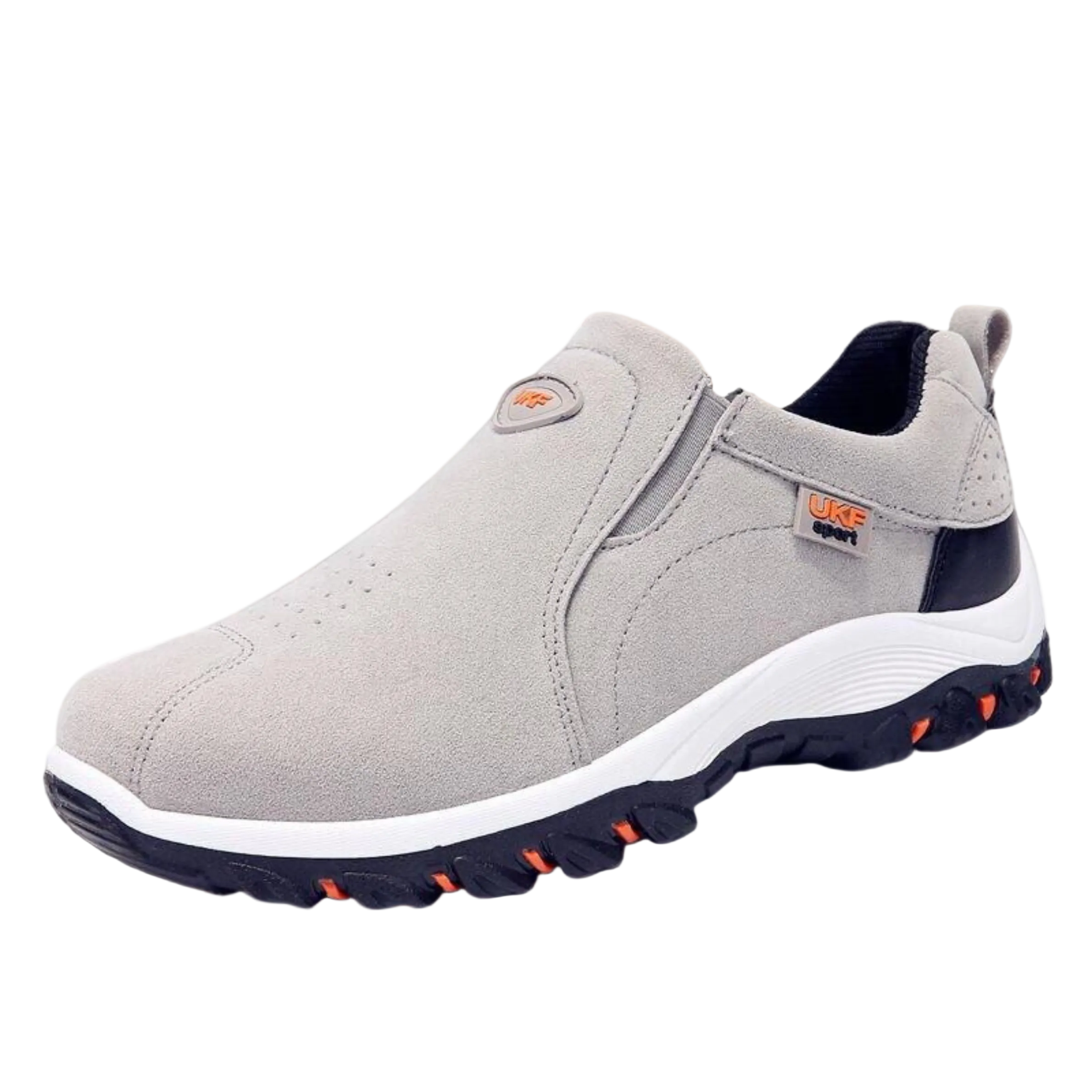 Ridgefield | Men’s Slip On Walking Shoes | Contrast Sole Panel Detail Casual Footwear-Men Shoes-Eltrendio