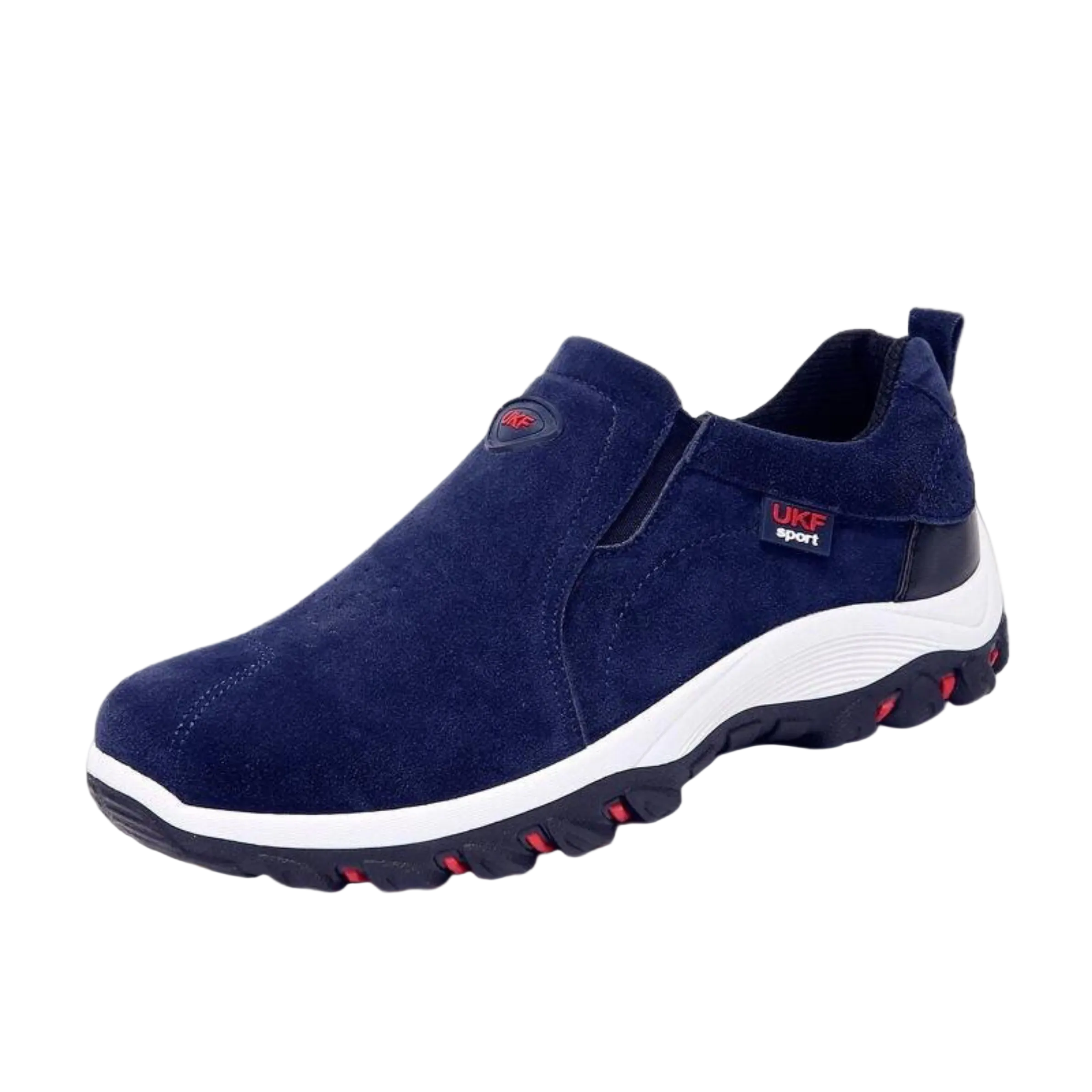 Ridgefield | Men’s Slip On Walking Shoes | Contrast Sole Panel Detail Casual Footwear-Men Shoes-Eltrendio