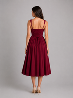 Rosalie | Women’s Midi Dress | Corset Sweetheart Wedding Guest 2