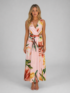 Savannah | Women’s Maxi Dress | Floral Wrap Wedding Guest