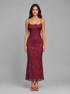 Scarlett | Women’s Maxi Dress | Corset Floral Cocktail