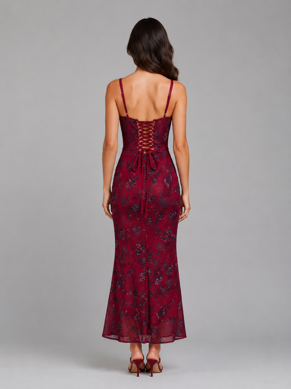 Scarlett | Women’s Maxi Dress | Corset Floral Cocktail 3